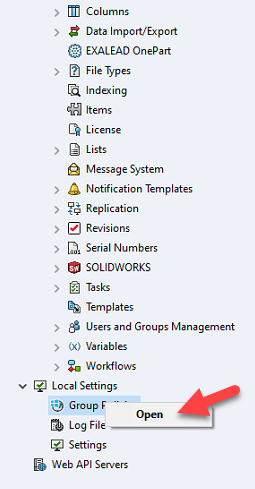 SOLIDWORKS PDM Tipps: Archivserver-Auswahl für mobile Nutzer aktivieren - Schritt 1