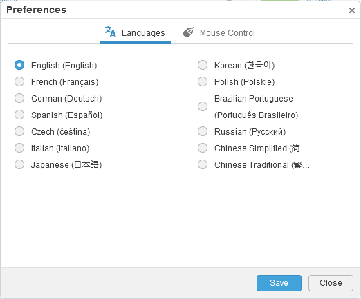 3DEXPERIENCE Sprache ändern