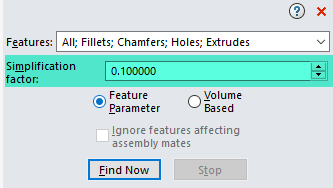 SOLIDWORKS Performance verbessern: Mit "Vereinfachen" die Feature-Anzahl reduzieren